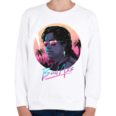 PRINTFASHION Billy Stranger Things - Gyerek pulóver - Fehér