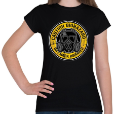 PRINTFASHION Biohazard maszk - Női póló - Fekete női póló