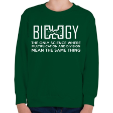 PRINTFASHION BIOLOGY - Gyerek pulóver - Sötétzöld gyerek pulóver, kardigán