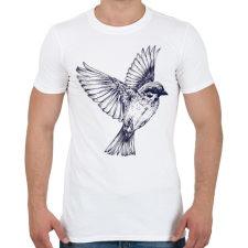 PRINTFASHION Bird drawing - Férfi póló - Fehér férfi póló