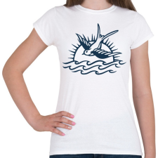 PRINTFASHION Birdy - Női póló - Fehér női póló