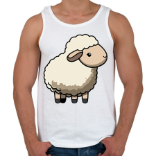 PRINTFASHION Birka - Férfi atléta - Fehér atléta, trikó