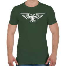 PRINTFASHION Birodalmi Sas - Warhammer 40000 - Férfi póló - Katonazöld férfi póló