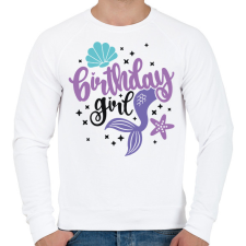 PRINTFASHION Birthday Girl - Férfi pulóver - Fehér férfi pulóver, kardigán