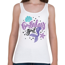 PRINTFASHION Birthday Girl - Női atléta - Fehér női trikó
