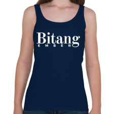 PRINTFASHION Bitang Ember - Női atléta - Sötétkék női felső