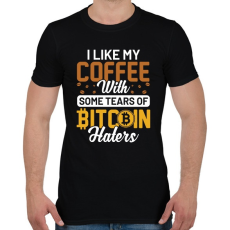 PRINTFASHION BITCOIN 4 EVER 14 - Férfi póló - Fekete