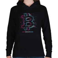 PRINTFASHION BITCOIN 4 EVER 31 - Női kapucnis pulóver - Fekete