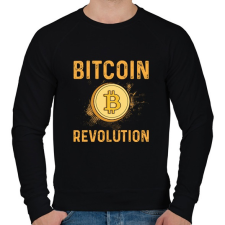PRINTFASHION BITCOIN 4 EVER 41 - Férfi pulóver - Fekete női pulóver, kardigán