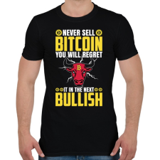 PRINTFASHION BITCOIN 4 EVER 43 - Férfi póló - Fekete férfi póló