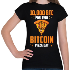PRINTFASHION BITCOIN 4 EVER 44 - Női póló - Fekete