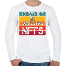 PRINTFASHION BITCOIN 4 EVER 48 - Férfi hosszú ujjú póló - Fehér férfi póló