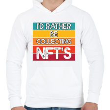 PRINTFASHION BITCOIN 4 EVER 48 - Férfi kapucnis pulóver - Fehér női pulóver, kardigán