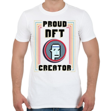 PRINTFASHION BITCOIN 4 EVER 53 - Férfi póló - Fehér férfi póló