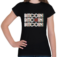 PRINTFASHION BITCOIN 4 EVER 54 - Női póló - Fekete női póló