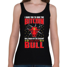 PRINTFASHION BITCOIN 4 EVER 55 - Női atléta - Fekete női trikó