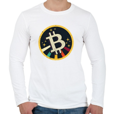 PRINTFASHION BITCOIN 4 EVER 59 - Férfi hosszú ujjú póló - Fehér férfi póló