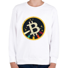 PRINTFASHION BITCOIN 4 EVER 59 - Gyerek pulóver - Fehér