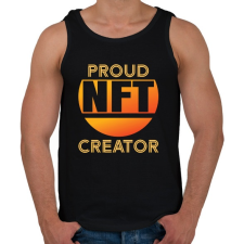 PRINTFASHION BITCOIN 4 EVER 60 - Férfi atléta - Fekete atléta, trikó