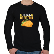 PRINTFASHION BITCOIN 4 EVER 74 - Férfi hosszú ujjú póló - Fekete férfi póló