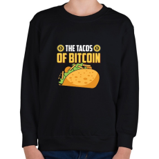 PRINTFASHION BITCOIN 4 EVER 74 - Gyerek pulóver - Fekete