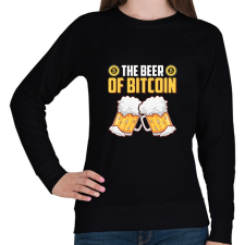 PRINTFASHION BITCOIN 4 EVER 76 - Női pulóver - Fekete női pulóver, kardigán