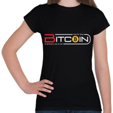 PRINTFASHION BITCOIN 4 EVER 7 - Női póló - Fekete
