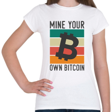 PRINTFASHION BITCOIN 4 EVER 82 - Női póló - Fehér női póló