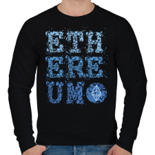 PRINTFASHION BITCOIN 4 EVER 87 - Férfi pulóver - Fekete női pulóver, kardigán