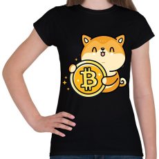 PRINTFASHION BITCOIN 4EVER 16 - Női póló - Fekete