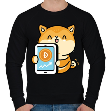 PRINTFASHION BITCOIN 4EVER 17 - Férfi pulóver - Fekete női pulóver, kardigán