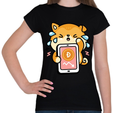 PRINTFASHION BITCOIN 4EVER 18 - Női póló - Fekete