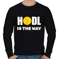 PRINTFASHION BITCOIN 4EVER 26 - Férfi pulóver - Fekete