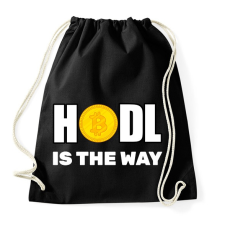 PRINTFASHION BITCOIN 4EVER 26 - Sportzsák, Tornazsák - Fekete tornazsák
