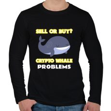 PRINTFASHION BITCOIN 4EVER 27 - Férfi hosszú ujjú póló - Fekete