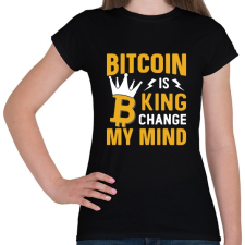 PRINTFASHION BITCOIN 4EVER 4 - Női póló - Fekete női póló