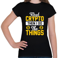 PRINTFASHION BITCOIN 4EVER 5 - Női póló - Fekete női póló