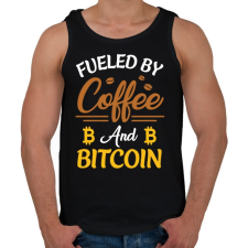 PRINTFASHION BITCOIN 4EVER - Férfi atléta - Fekete atléta, trikó