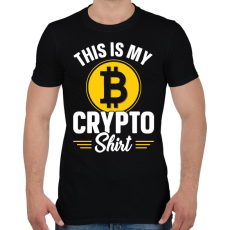 PRINTFASHION BITCOIN 4EVER - Férfi póló - Fekete