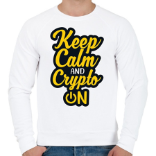 PRINTFASHION BITCOIN 4EVER - Férfi pulóver - Fehér női pulóver, kardigán