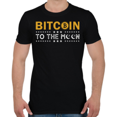 PRINTFASHION bitcoin 96 - Férfi póló - Fekete