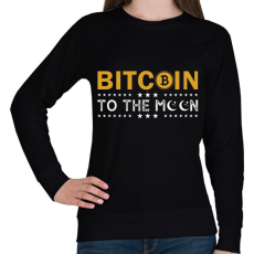 PRINTFASHION bitcoin 96 - Női pulóver - Fekete