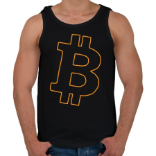 PRINTFASHION bitcoin - Férfi atléta - Fekete atléta, trikó