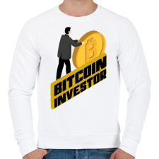 PRINTFASHION Bitcoin-investor - Férfi pulóver - Fehér női pulóver, kardigán