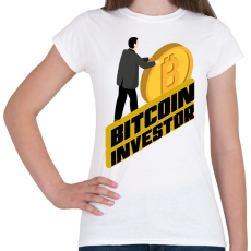 PRINTFASHION Bitcoin-investor - Női póló - Fehér