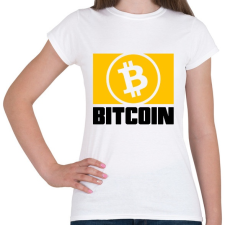 PRINTFASHION Bitcoin - Női póló - Fehér női póló