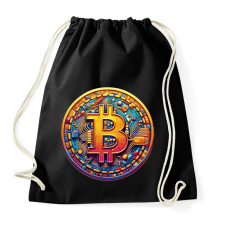 PRINTFASHION Bitcoin - Sportzsák, Tornazsák - Fekete tornazsák