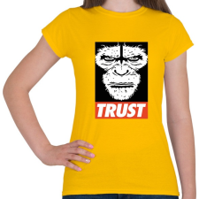 PRINTFASHION Bizalom - Női póló - Sárga női póló