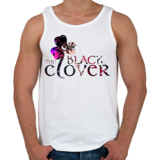 PRINTFASHION Black Clover - Férfi atléta - Fehér