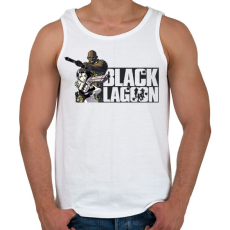 PRINTFASHION Black Lagoon  - Férfi atléta - Fehér